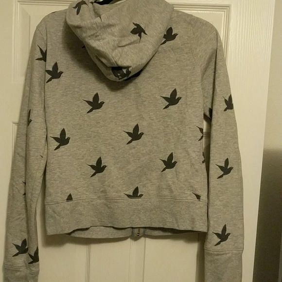 Dove dark grey and light grey zip hoodie - Picture 3 of 4